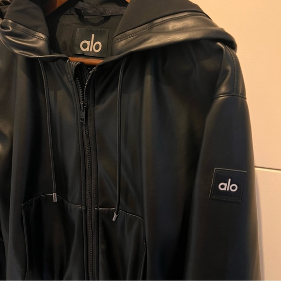 Alo’s Power Hour Vegan Leather Jacket - Picture 6 of 11